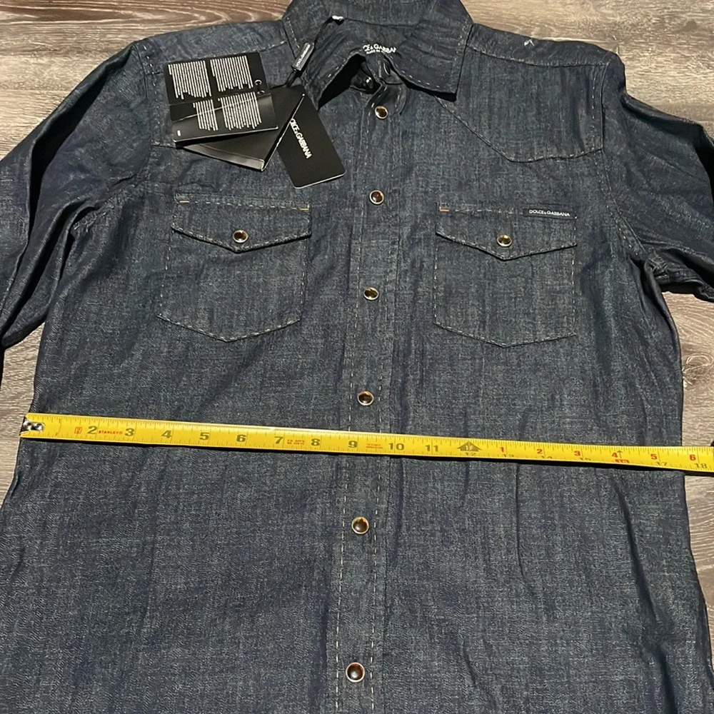 Men's Denim Shirt - Picture 15 of 16